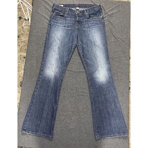 Abercrombie Fitch Jeans Women's Size 8R Distressed Dark Wash